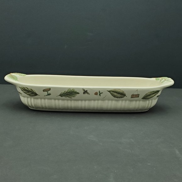 Pfaltzgraff Naturewood Cracker Server 13" Woven Bread Serving Dish Tray - Picture 2 of 10